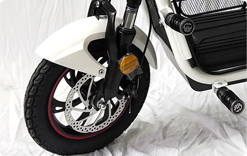 Cyclemix Electric Moped XJY Details Disc Brake