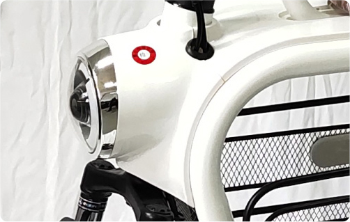 Cyclemix elektrisk moped XJY Detailis hodelykter