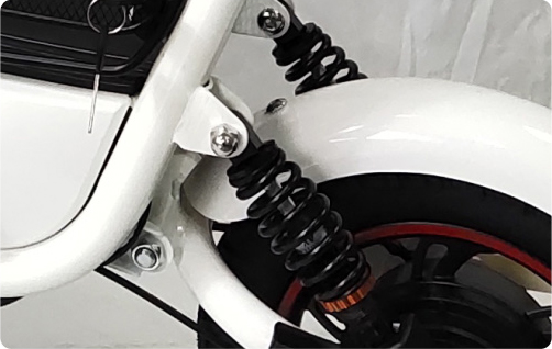 Cyclemix Elektresch Moped XJY Detailis Schock Absorption (2)