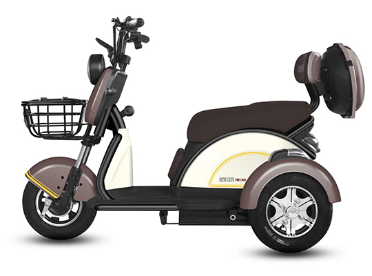 Cyclemix Product Electric Tricycle JKC2 Detalye Color Coffee