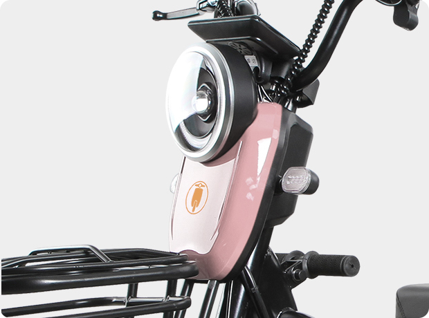 Cyclemix ထုတ်ကုန် လျှပ်စစ်သုံးဘီးဆိုင်ကယ် X5 အသေးစိတ် Led ရှေ့မီးများ