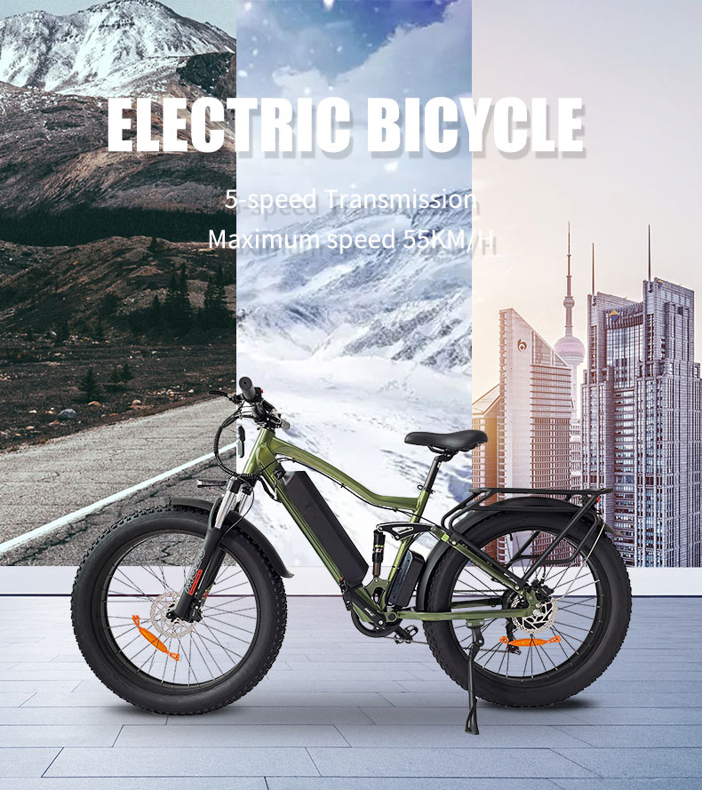 אופניים חשמליים JY 1000W 48V 21Ah 55kmh פרטים01
