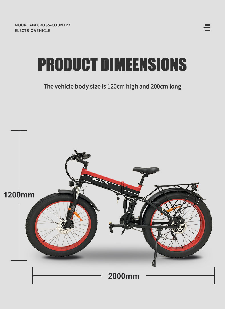 Електричний велосипед XGHM-52 1000W 48V 14Ah 55kmh Details04
