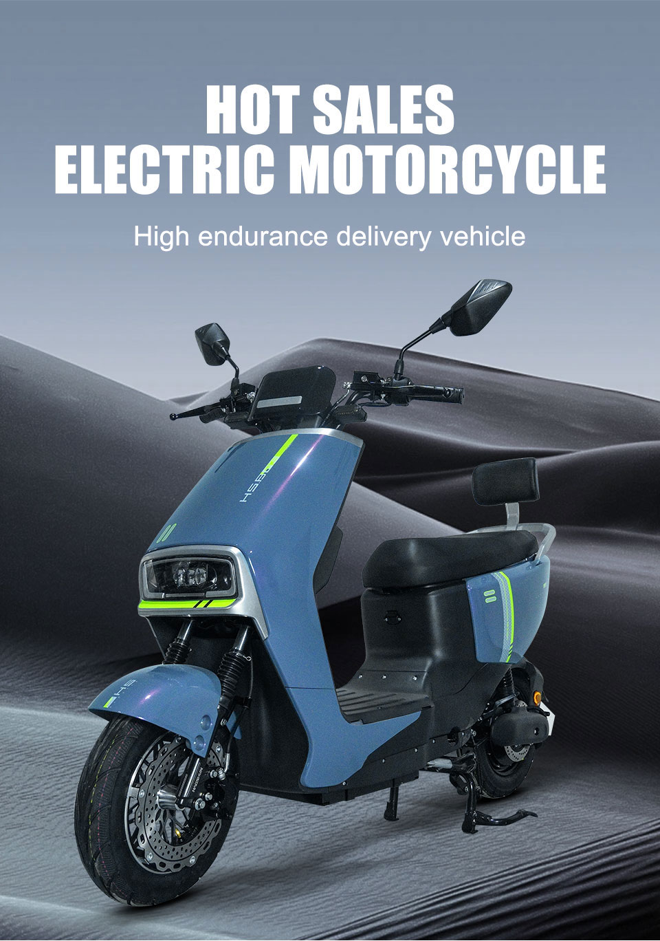 Electric Moped B02-1 800W 72V 20Ah 45kmh Mga Detalye1