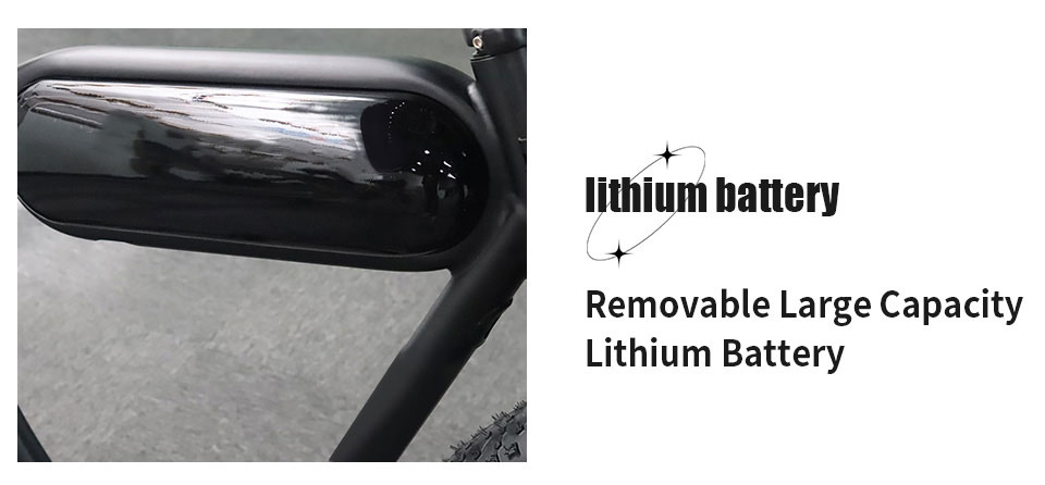 دراجة كهربائية ببطارية ليثيوم XY 500W-1000W 48V 15Ah 50KmH Detail04