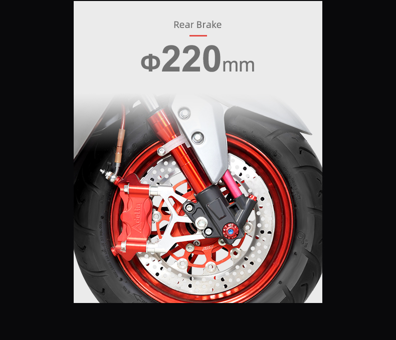 Детали высокоскоростного и мощного электрического мотоцикла JCH 3