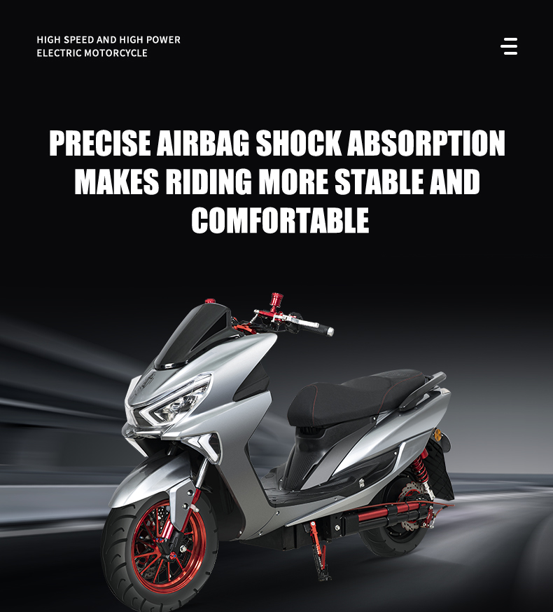 Детали высокоскоростного и мощного электрического мотоцикла JCH 4