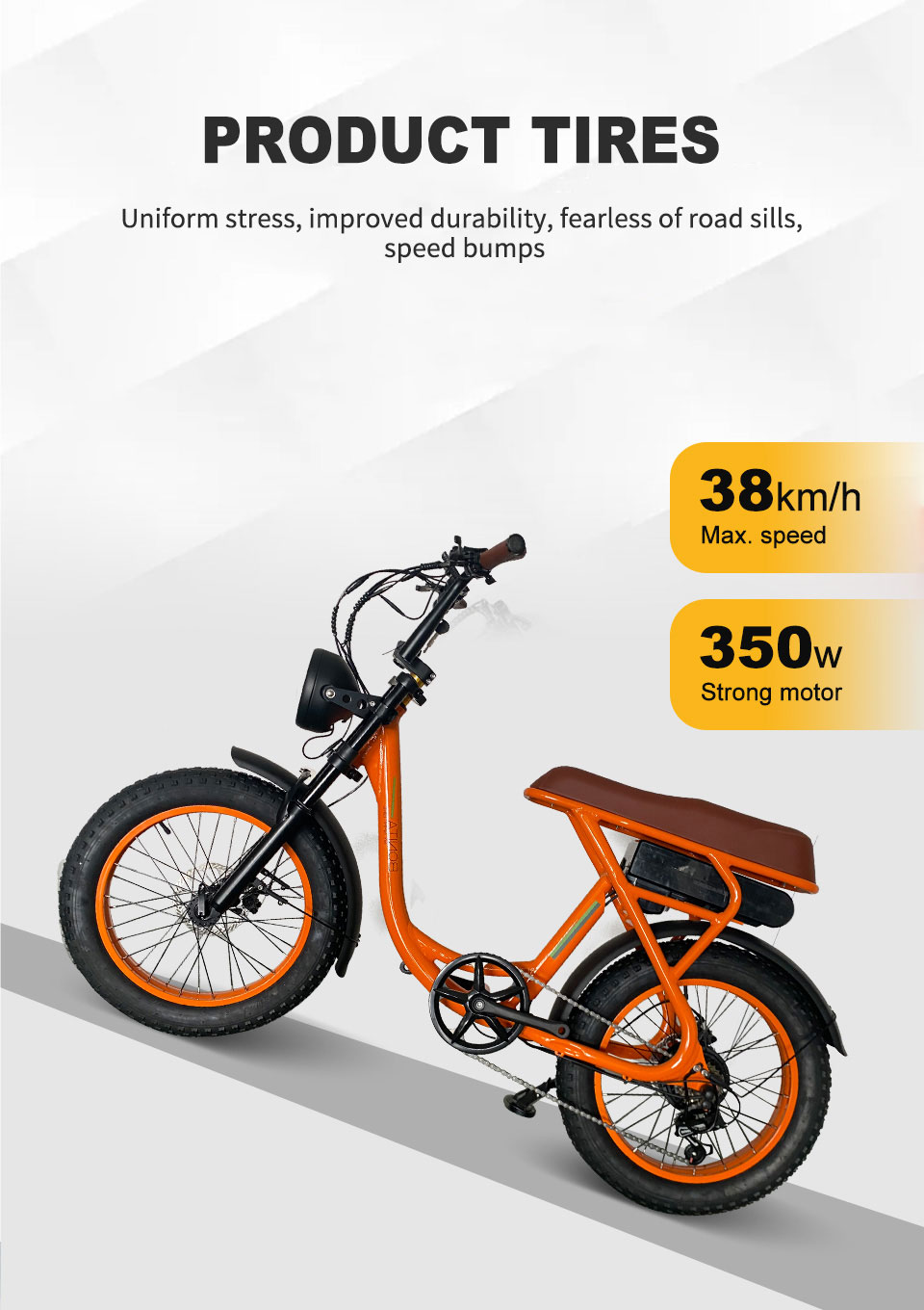 2207 350W 48v 10.4H14ah 38kmh Lithium Bathi Listrik Bike Detail08