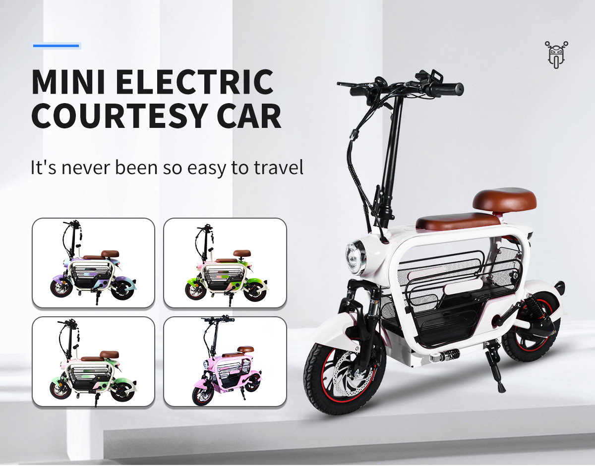 250W 48V12Ah-15Ah lithium battery Mini Folding Electric Scooter Details 1