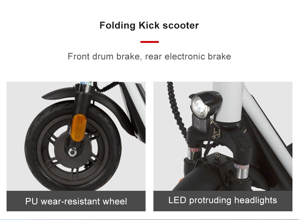 C1 350w 36v 8ah Jahgush16H 1kmh pasgadh mion-fhiosrachadh scooter dealain