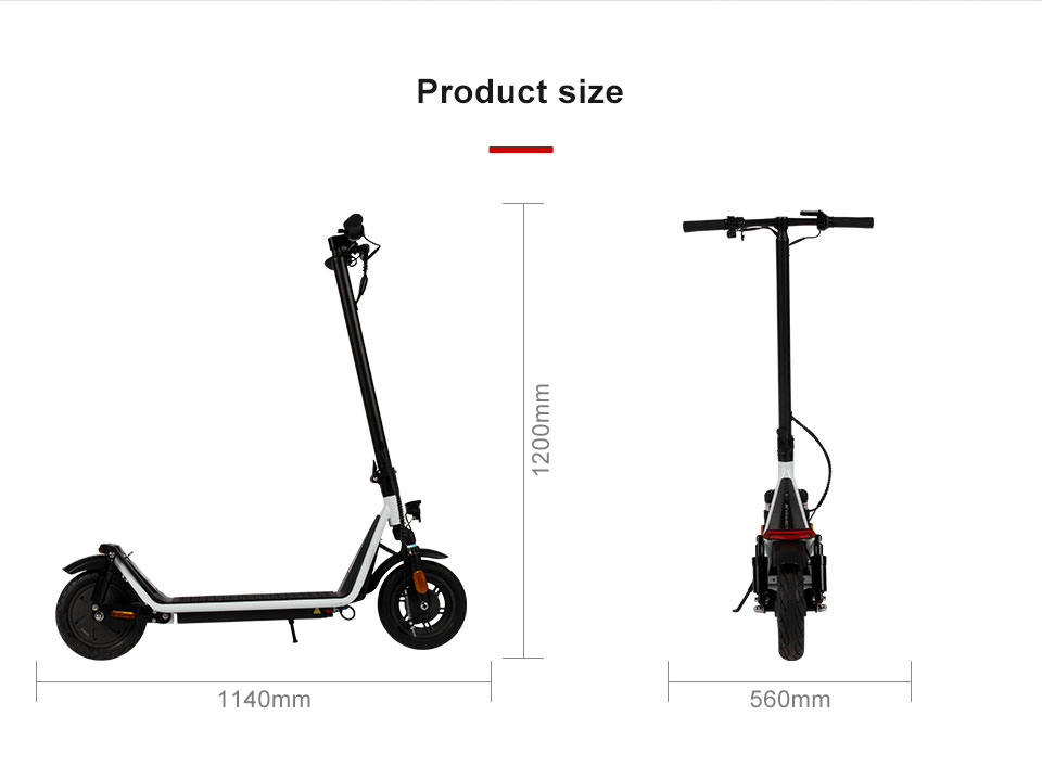 C1 350W 36V 8Ah12Ah16Ah 25KmH Folding Electric Scooter Detail06