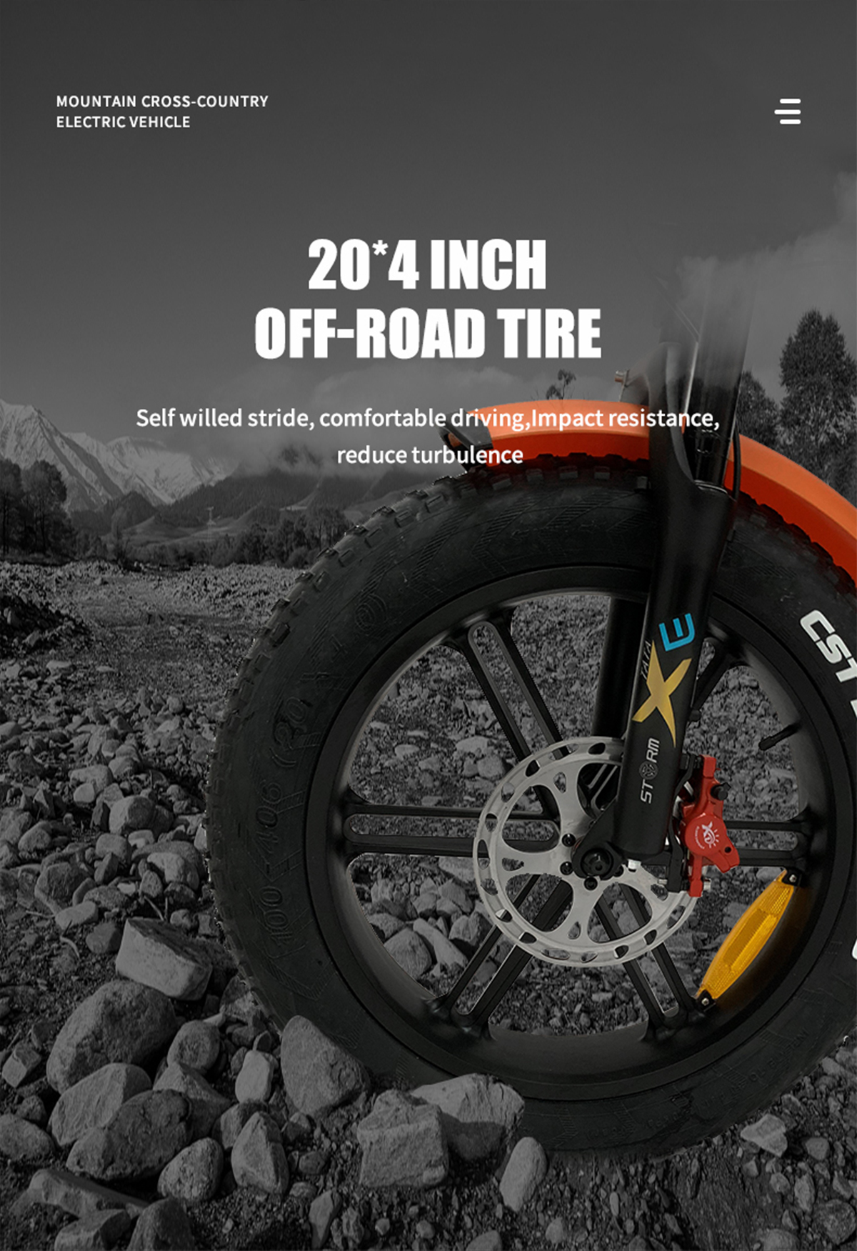 Cyclemix Ebike Q1S 48V 22Ah2 Lithium Battery Magnesium Alloy Integrated Wheel Ebike Details 9