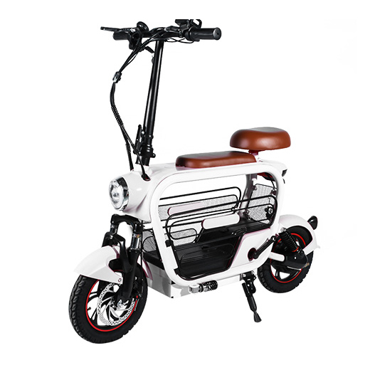 Cyclemix Electric Moped XJY Detailis Color White