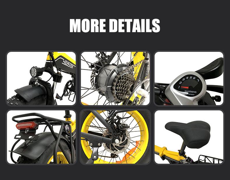 Electric Bike XGZC-52 1000W 48V 14Ah 55kmh Details05