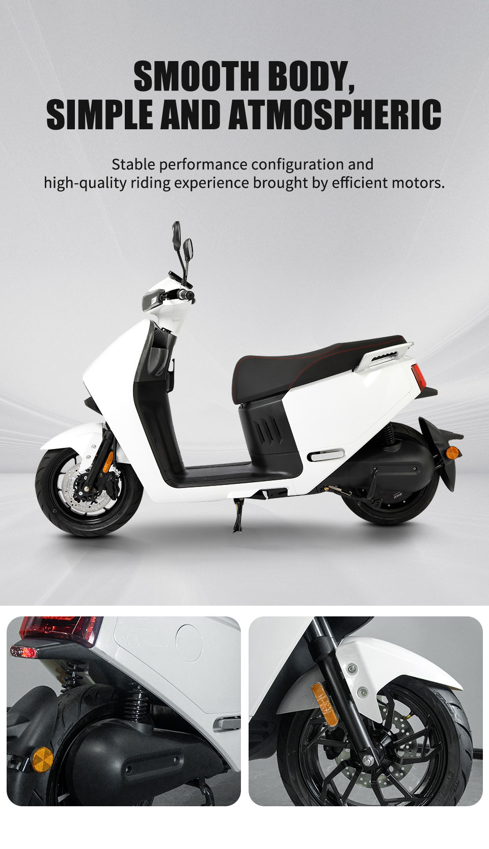 Electric Moped GOGOPLUS 2000W 72V 50Ah 45kmh Details04