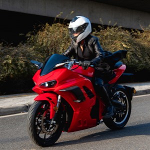 Orkan 5KW 72V 86AH 75MPH 118NM Höghastighet ELEKTRISK MOTORCYCLE 1