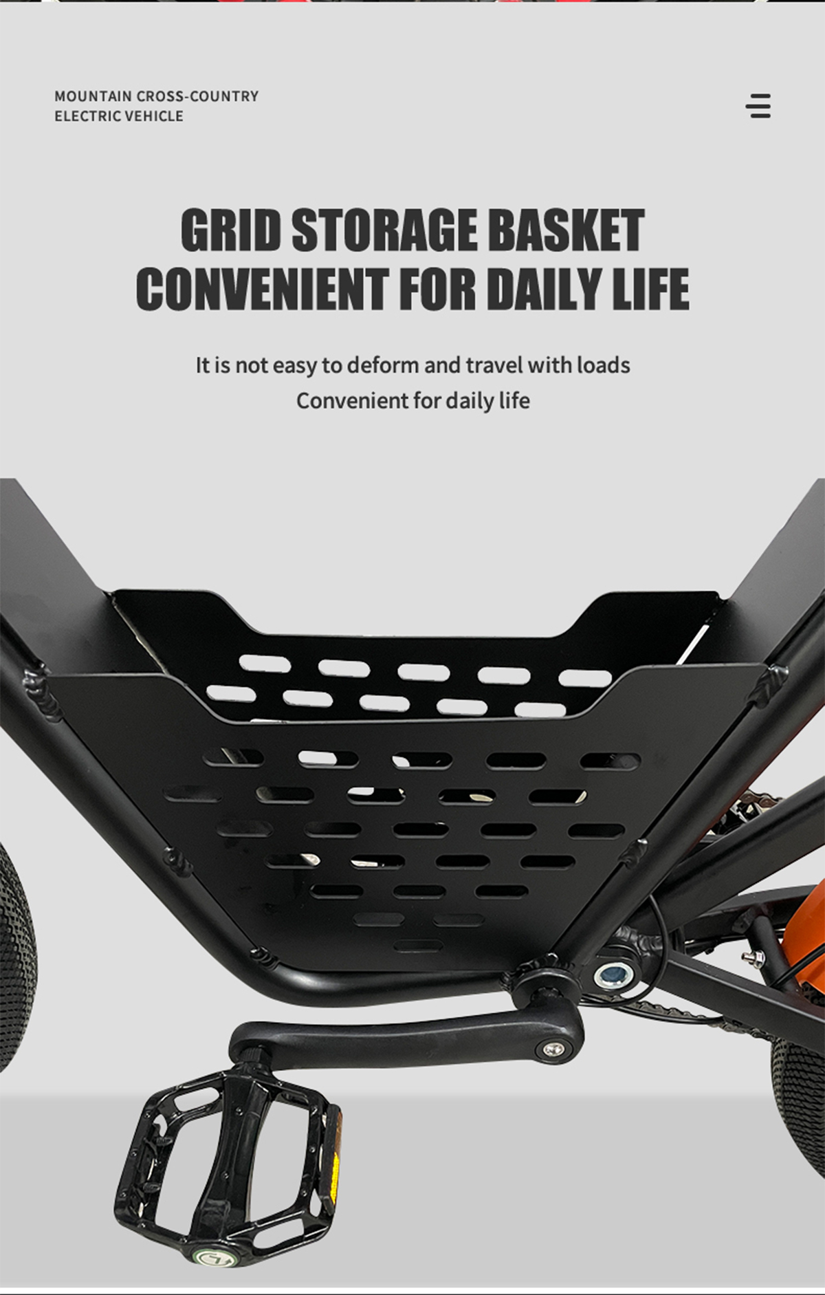 Opsyonal 500W 750W 1000W 20inch 48v Lithium Battery Ebike Detalye 11